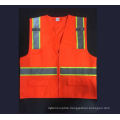 Orange Safety Vest with 4 Pockets, Meet En471